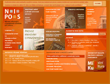 Tablet Screenshot of nipos-mk.cz